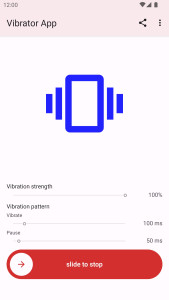 اسکرین شات 2 برنامه Vibrator App