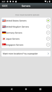 اسکرین شات 3 برنامه VPN Unlimited Proxy AppVPN