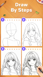 اسکرین شات 5 برنامه AR Draw: Trace to Sketch Anime