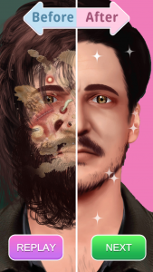 اسکرین شات 6 بازی Fashion Makeover Salon Art SPA