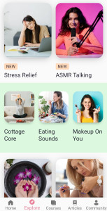 اسکرین شات 5 برنامه ASMR Sleep & Relax Videos