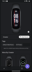 اسکرین شات 4 برنامه Mi Band 8 Watch Faces