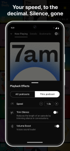 اسکرین شات 4 برنامه Pocket Casts - Podcast App