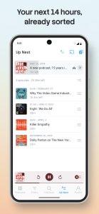 اسکرین شات 4 برنامه Pocket Casts - Podcast App