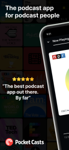 اسکرین شات 1 برنامه Pocket Casts - Podcast App
