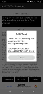 اسکرین شات 4 برنامه Audio File To Text Converter
