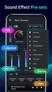 اسکرین شات 2 برنامه Equalizer- Bass Booster&Volume