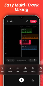 اسکرین شات 3 برنامه Music Editor, MP3 Cutter