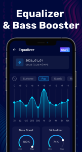 اسکرین شات 7 برنامه Audio Editor & Music Editor