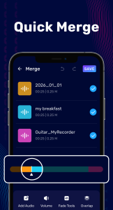 اسکرین شات 6 برنامه Audio Editor & Music Editor