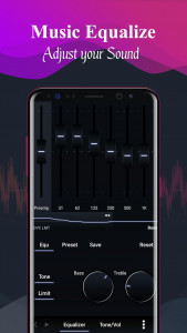 اسکرین شات 4 برنامه Bass Booster, Music Equalizer