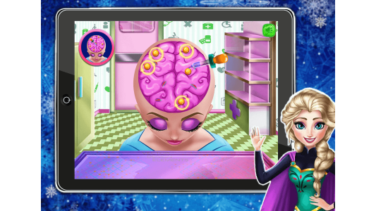 اسکرین شات 1 بازی بازی دخترانه دکتر بازی السا