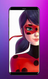 اسکرین شات 2 برنامه پس زمینه دختر کفشدوزکی