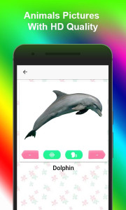 اسکرین شات 3 برنامه Animals for Kids: Learn