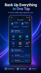اسکرین شات 2 برنامه Backup and Restore All