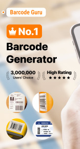 اسکرین شات 1 برنامه Barcode Generator Barcode Guru