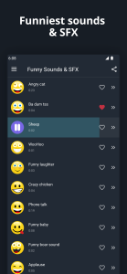 اسکرین شات 1 برنامه Funny Sounds & SFX
