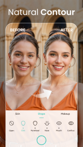 اسکرین شات 2 برنامه Beauty Camera with PhotoEditor