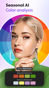 اسکرین شات 4 برنامه Hair Filter, Hair Styler App