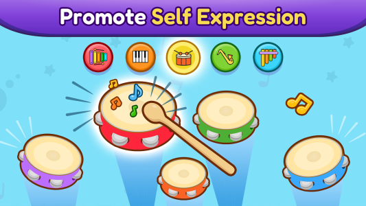 اسکرین شات 7 برنامه Baby Piano, Drums, Xylo & more