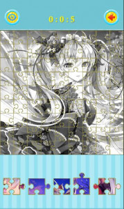 اسکرین شات 6 بازی Anime Puzzles
