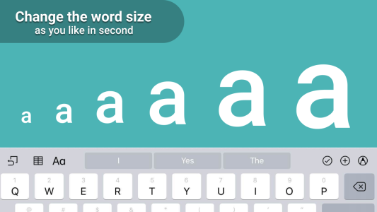 اسکرین شات 4 برنامه Big Font: Enlarge font