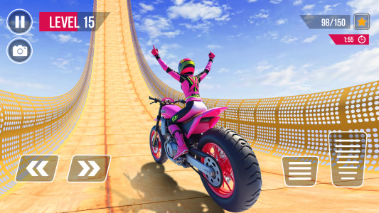 اسکرین شات 2 بازی Stunt Rider: Moto Madness
