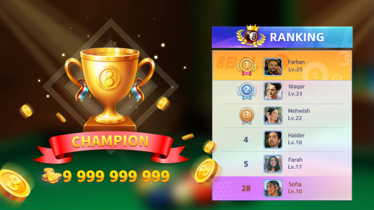 اسکرین شات 4 بازی 8 Ball Pool: Billiards