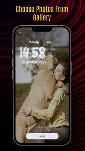 اسکرین شات 7 برنامه Super Digital Clock Wallpaper