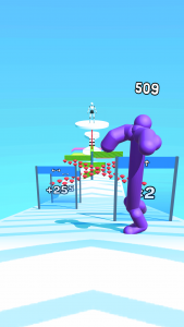 اسکرین شات 3 بازی Tall man 3D: merge and run