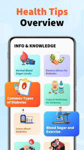 اسکرین شات 5 برنامه Blood Sugar - Diabetes App