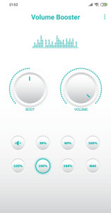 اسکرین شات 2 برنامه Volume booster - sound booster