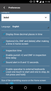 اسکرین شات 5 برنامه Cube Timer
