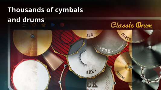 اسکرین شات 6 بازی Classic Drum: play drums