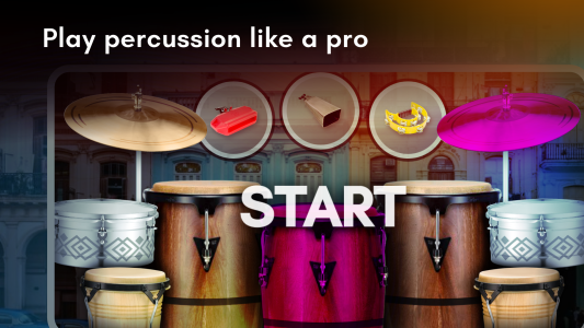 اسکرین شات 5 برنامه Real Percussion: drum set