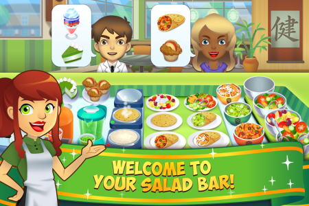 اسکرین شات 1 بازی My Salad Bar: Veggie Food Game