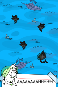 اسکرین شات 3 بازی Shark Evolution: Idle Game