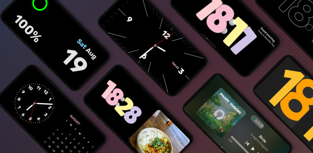 اسکرین شات 1 برنامه StandBy Mode: Clock & Widgets