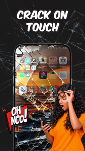 اسکرین شات 2 برنامه Broken Screen Prank
