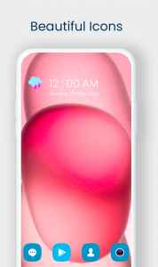 اسکرین شات 3 برنامه IPHONE 15 Pro Theme & Launcher