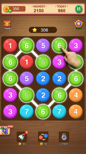 اسکرین شات 2 بازی Number Puzzle - bubble match