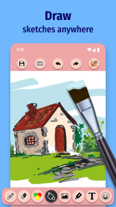 اسکرین شات 3 برنامه Paint for Android