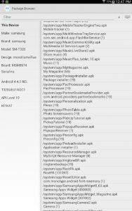 اسکرین شات 3 برنامه Package Browser