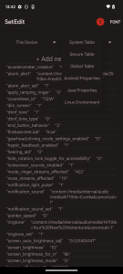 اسکرین شات 2 برنامه SetEdit SettingsDatabaseEditor