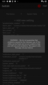 اسکرین شات 1 برنامه SetEdit SettingsDatabaseEditor