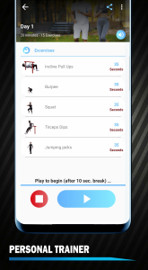 اسکرین شات 4 برنامه Calisthenics Bodyweight