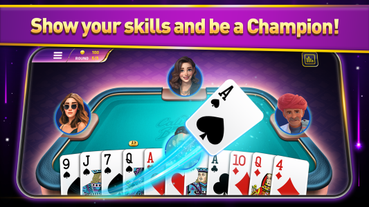 اسکرین شات 1 بازی Callbreak: Classic Card Games