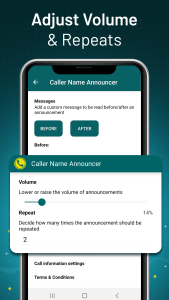 اسکرین شات 4 برنامه Caller Name Announcer