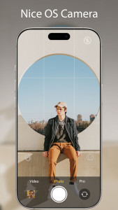 اسکرین شات 1 برنامه Nice OS Camera, Beauty Camera