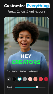 اسکرین شات 2 برنامه Captions AI - Auto Captions